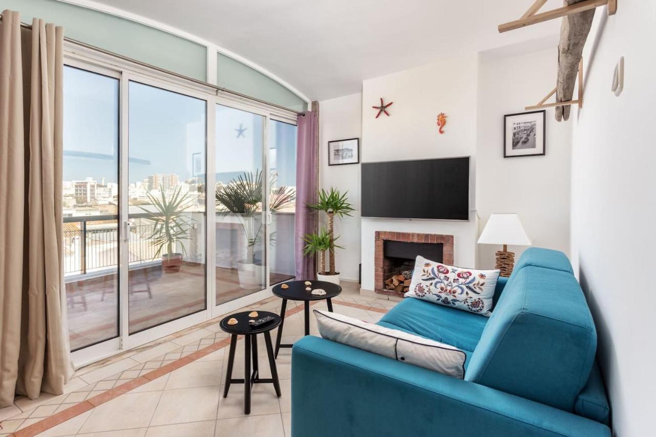 Marina Penthouse Faro Center Apartment ภายนอก รูปภาพ