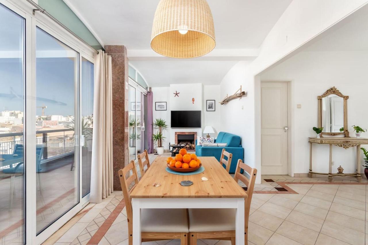 Marina Penthouse Faro Center Apartment ภายนอก รูปภาพ